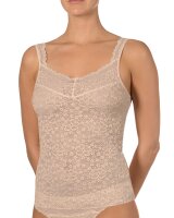 Damen Spitzentop Nina von C Millefleurs Hemdchen elastische Spitze Unterhemd