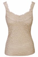 Damen Spitzentop Nina von C Millefleurs Hemdchen elastische Spitze Unterhemd