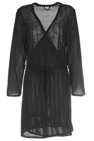 Morgenmantel Morgenrock L&auml;nge ca. 98 cm Hausmantel Dressing Gown
