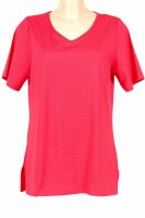 T-Shirt V-Neck Kurzarm Modal Baumwolle