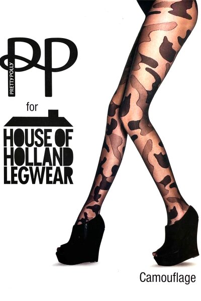 Pretty Polly for House of Holland Strumpfhose Camouflage Tights