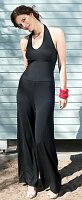 Nanso Damen Overall Jumpsuit Fitness Freizeit Neckholder...