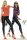 Legging Black Russian Leder Optik schmale Leggings