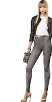 Legging Zolfo platzierter Fotodruck schmale Leggings...