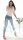 Legging Tequila Sunrise Fotodruck Jeans Used-Optik Leggings