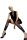 Legging Orchidea fu&szlig;lose Strumpfhose mit Komfortbund schwarz