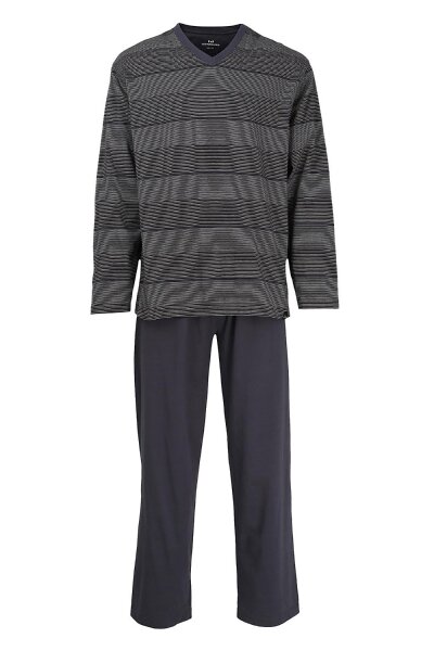 G&ouml;tzburg Herren Pyjama Schlafanzug V-Neck Klima Aktiv