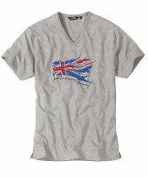 Herren T-Shirt V-Neck kurzarm Baumwolle Jersey
