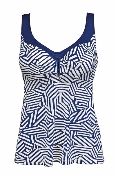 Tankini Top mit Formb&uuml;geln und breiten Tr&auml;gern