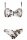 Maryan Mehlhorn Night Garden Bikini Set Soft-Schalen Bikini