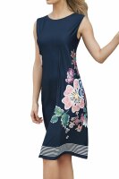 Sunflair Strandkleid Sommerkleid ohne Arm Beachdress Serie Dark Flower