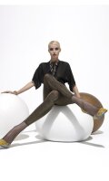 Campanula Strumpfhose 40DEN Legging Optik Lurex Glitzer