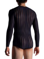 Pullover Body nachtblau mit transparenten Streifen