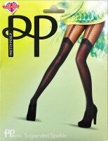 Pretty Polly Strumpfhose Strapsoptik Lurex Gold Suspended...
