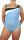 Badeanzug Einteiler mit B&uuml;gel One Shoulder tragbar Xtra Life Lycra