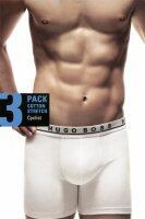 3er Pack Boxer Brief Unterhose l&auml;ngeres Bein Cotton Stretch