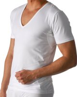 Mey Dry Cotton Functional Shirt Herren V-Neck 1/2 Arm