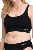 Tr&auml;ger-Bustier Sport-Top Bio Baumwolle Multipack