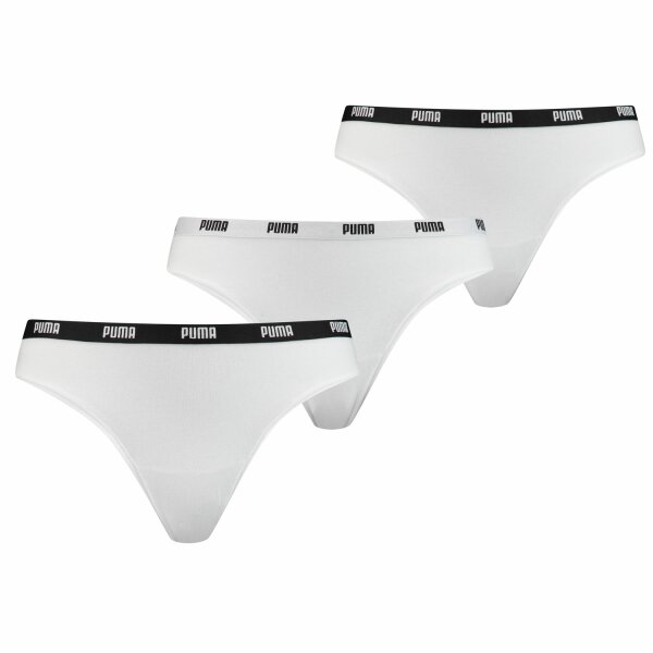 PUMA Women Strings Damen Thongs Slips mit Logobund Soft Cotton Stretch