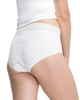 Damen Taillenslip mit Spitze Slip 100% Baumwolle