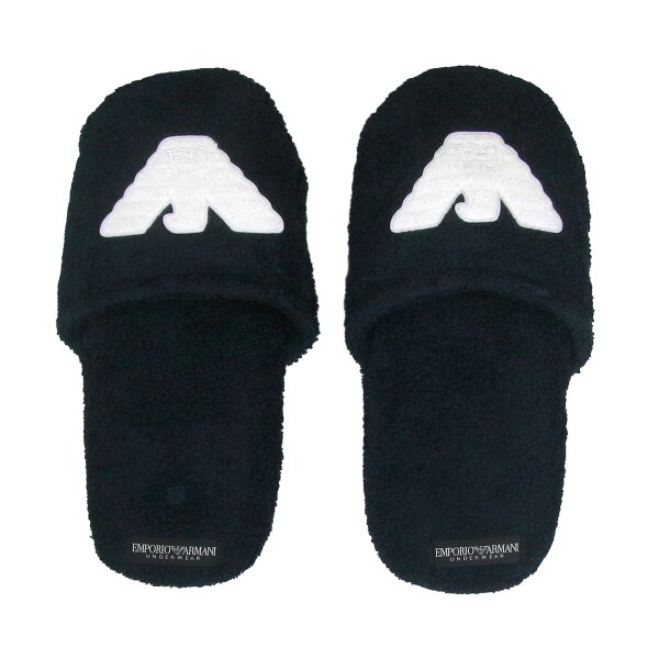 Herren Hausschuhe Pantoffeln Woven Slippers mit EA Eagle