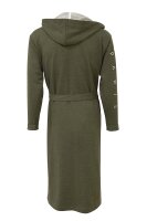 Bademantel Morgenmantel mit Kapuze Kenzo K Logo Logoschriftzug am Arm