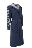 Kenzo K Logo Bademantel Morgenmantel mit Kapuze Logoprint...