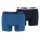 Boxer Shorts Basic 4er Pack Herren Boxerslip l&auml;ngeres Bein Cotton Stretch