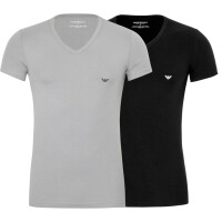 2Pack Herren V-Neck Shirts, Serie CC717 - Stretch Cotton