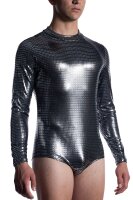 Pullover Body Silber Metallic gl&auml;nzend, Serie M2058