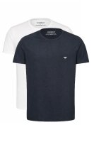 EA Emporio Armani T-Shirt 2P kurzer Arm Rundhals Stretch Cotton CC717