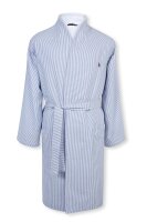 Oxford Kimono Herren Bademantel gestreift mit Frottier...