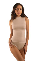 Pure Damen Top ohne Arm Stehkragen Unterziehshirt Nina von C.