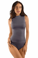 Pure Damen Top ohne Arm Stehkragen Unterziehshirt Nina von C.