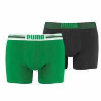 Placed Logo Boxer 4er Pack Herren Boxerslip l&auml;ngeres Bein Cotton Stretch