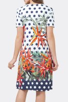 Damen Strandkleid Freizeitkleid L&auml;nge 95 cm Rundhals...