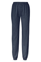 Loungewear Pants Damen lange Hose mit Cornflower Muster...