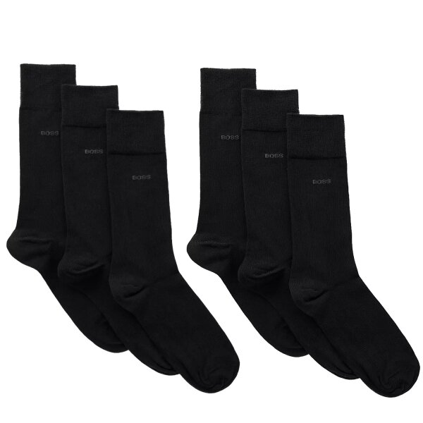Herren Socken BOSS Finest Soft Cotton RS Uni CC Mehrst&uuml;ckpackung