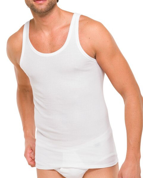 Schiesser Herren Unterhemd Tr&auml;gershirt Feinripp Multipack Cotton Essentials