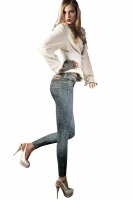 Legging Sit-Com schmale Leggings platzierter Fotodruck...