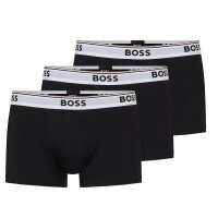 BOSS Trunk 3P Power Herren Unterhosen Baumwoll Stretch Short kurzes Bein