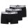 BOSS Trunk 3P Power Herren Unterhosen Baumwoll Stretch Short kurzes Bein