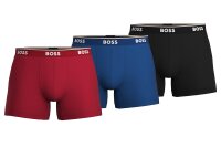 BOSS Boxer Brief 3P Power Herren Unterhosen l&auml;ngeres Bein Baumwoll Stretch