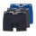 BOSS Boxer Brief 3P Power Herren Unterhosen l&auml;ngeres Bein Baumwoll Stretch