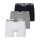 BOSS Boxer Brief 3P Power Herren Unterhosen l&auml;ngeres Bein Baumwoll Stretch