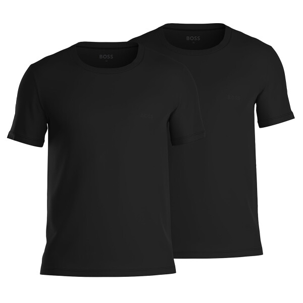 BOSS T-Shirt Comfort 2P Herren Shirts Rundhals Kurzarm Logo Stickerei Baumwolle