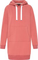 Loungewear Damen Lounge Hoodie Bigshirt Longshirt Freizeitkleid mit Kapuze