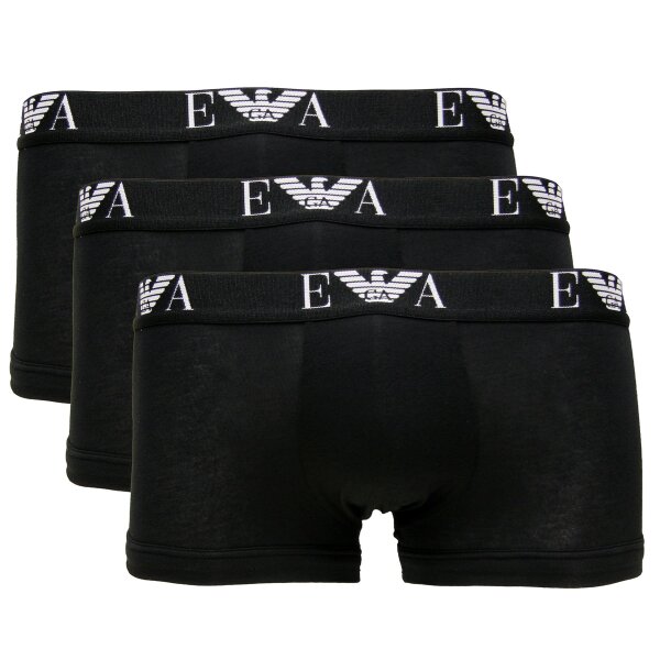 Emporio Armani CC715 Trunk 3 Pack Stretch Cotton Herren Unterw&auml;sche