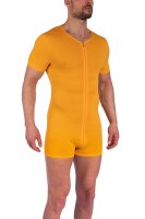 RED1601 Coolbody Herren 2-Wege-Zipper Kurzarm Baumwoll-Stretch