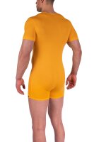 RED1601 Coolbody Herren 2-Wege-Zipper Kurzarm Baumwoll-Stretch